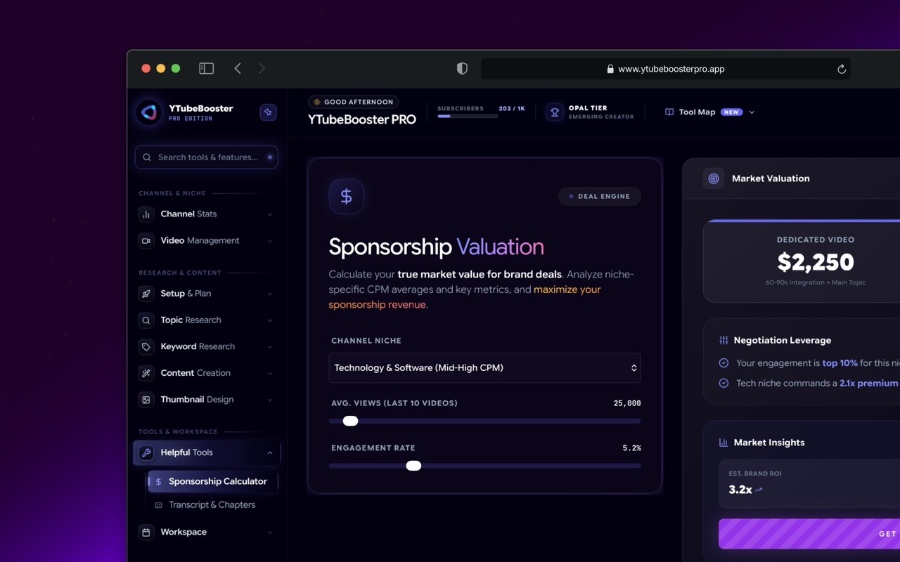 Sponsorship Deal Engine